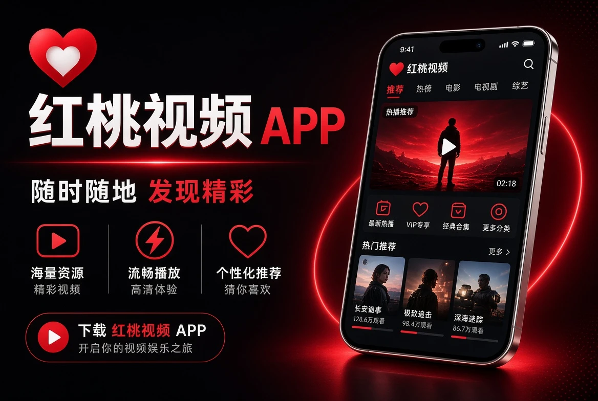 红桃视频APP主题视觉